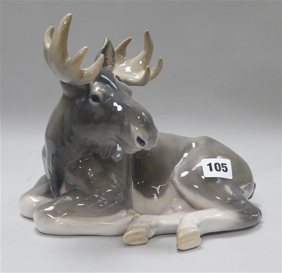 A Royal Copenhagen moose